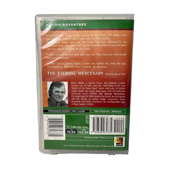 CASCA Abridged by Barry Sadler Audio Book Cassette Tape 2000 Novel Lot of 3 - Picture 8 of 8